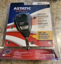 Astatic 302-10002 Rubberized 4-Pin 636L Noise Cancelling Mic. New Free Shipping