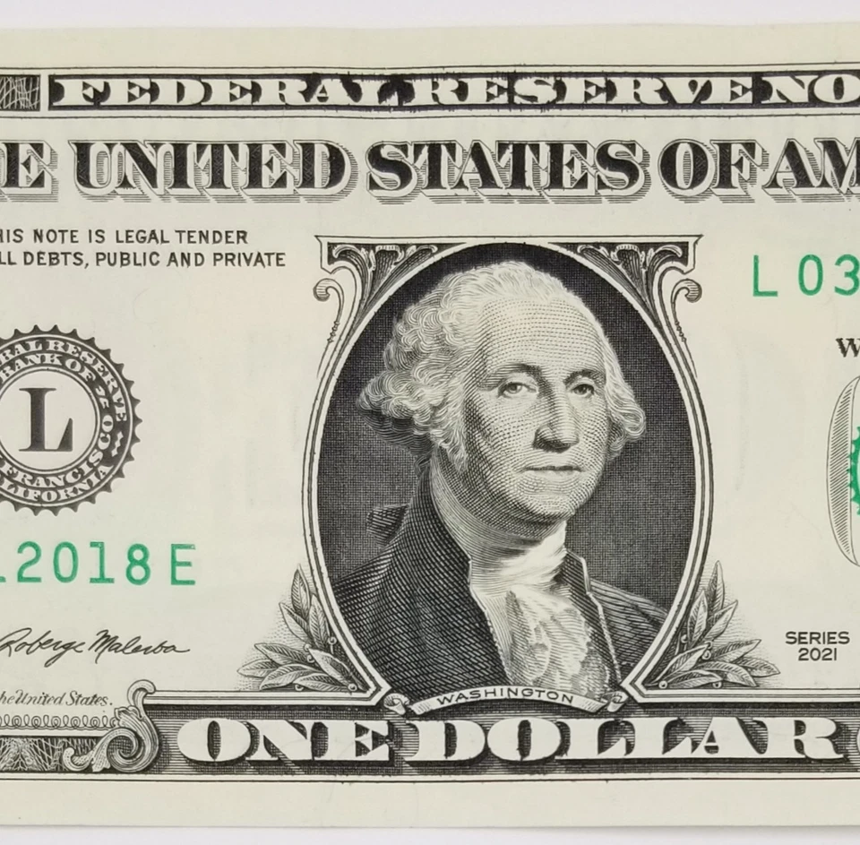 Birthday Anniversary March 21, 2018 DOLLAR Fancy Serial Number US Currency Note - Image 3 of 4