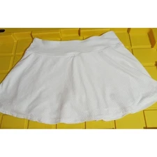 Kyodan Women's White Textured Tennis Skirt Skort, Petite Small