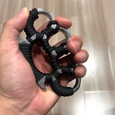 Heavy Duty Hexagon Defence Personal 4 Finger Defense Ring Emergency Knuckle Tool