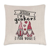 Personalisiert I'm Gonkers FüR Dich Gonk Kissenbezug Liebe Valentinstag Lustig