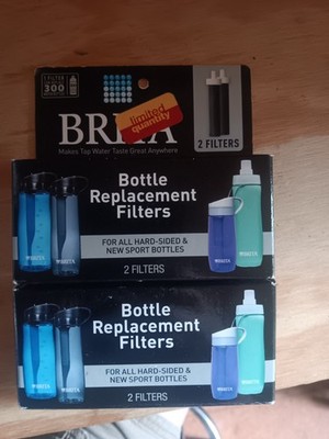 2x Packs Of 2 - Brita Bottle Replacement Filters BB06 Hard Sided & Sport Bottles