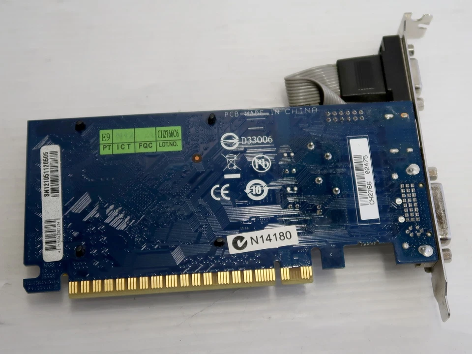 GeForce GT 210 1GB, PCI-E, HDMI, DVI, VGA, Gigabyte GV-N210D3-1GI, REV 2.0, WORK - Image 4 of 4