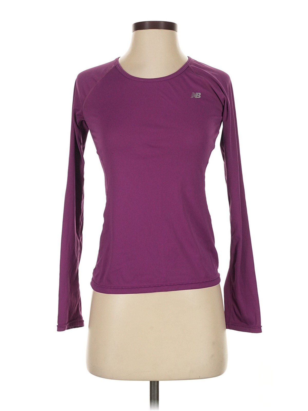New Balance Women Purple Long Sleeve T-Shirt XS