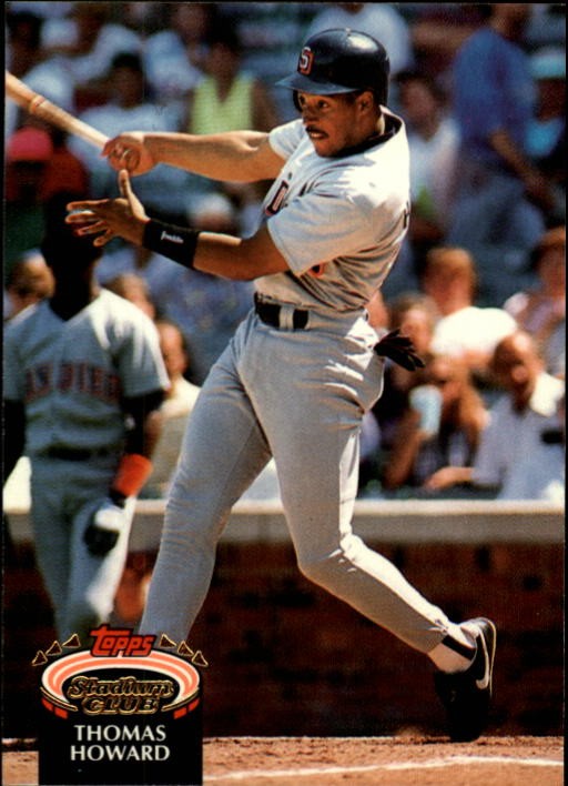 1992 Stadium Club #401 Thomas Howard - BB
