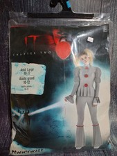 IT Chapter 2 Pennywise Horror Halloween Cosplay Costume Women  s Adult L 10-12 