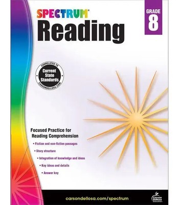 Spectrum Reading Workbook, Grade 8 | Volume 26 | Spectrum | Taschenbuch | 2014