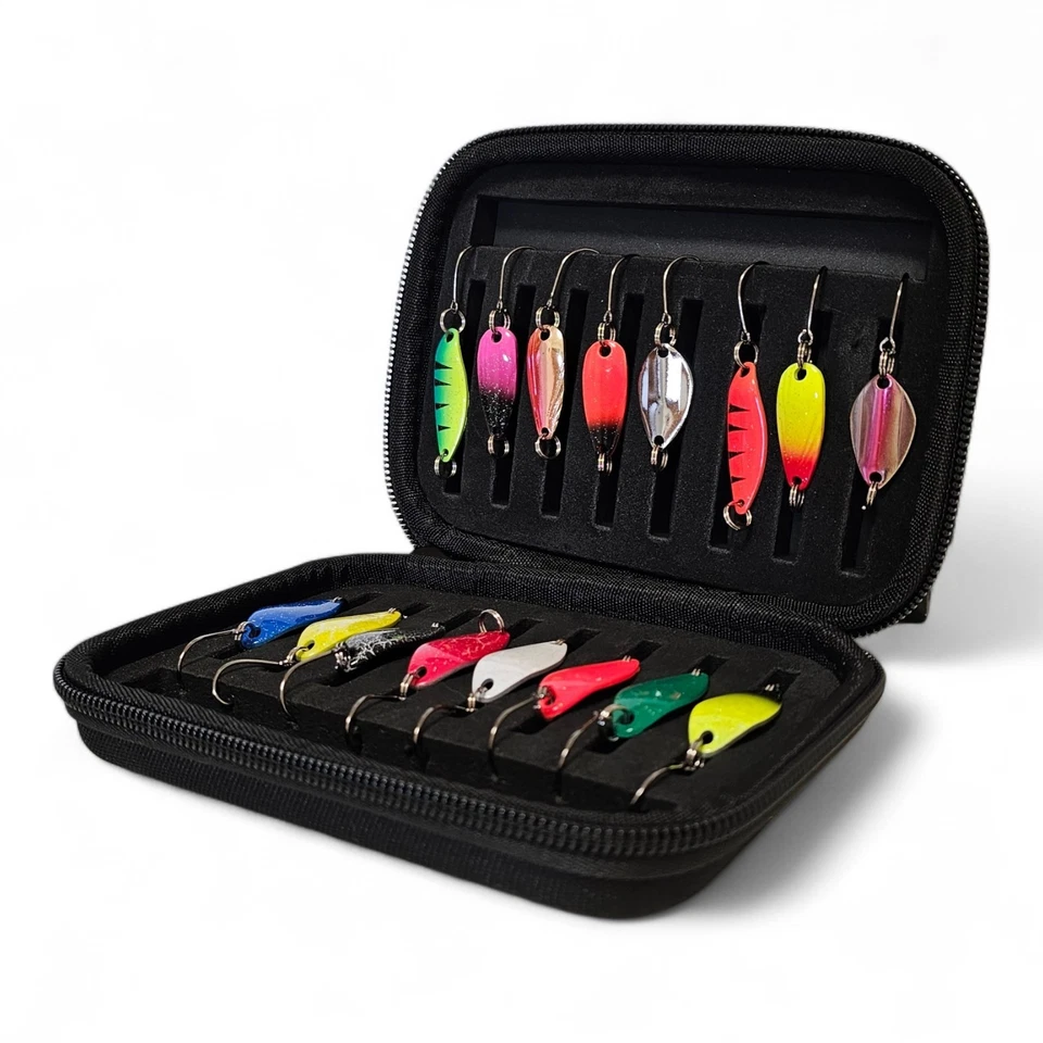 Forellen Spoon Sets Blinker | Köder | versch. Farben UL Angeln Trout Fishing Box - Bild 2 von 3