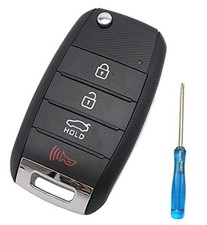 4 Buttons Folding Replacement Key Fob Cover Case fit for Kia 204-2020 Optima 1