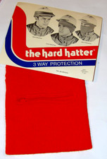 VTG 1970s UNUSED WINTER MASK FOR HARD HATS 'THE HARD HATTER' 3-WAY PROTECTION 