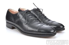 CHURCHS Solid Black Leather Mens Captoe Oxford Dress Shoes - UK 8 / US 9