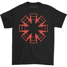 Men's Red Hot Chili Peppers Live Floor Asterisk T-shirt Small Black