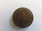 1949-J and 1950-G Germany 1 Pfennig Bank of German States — photo 3