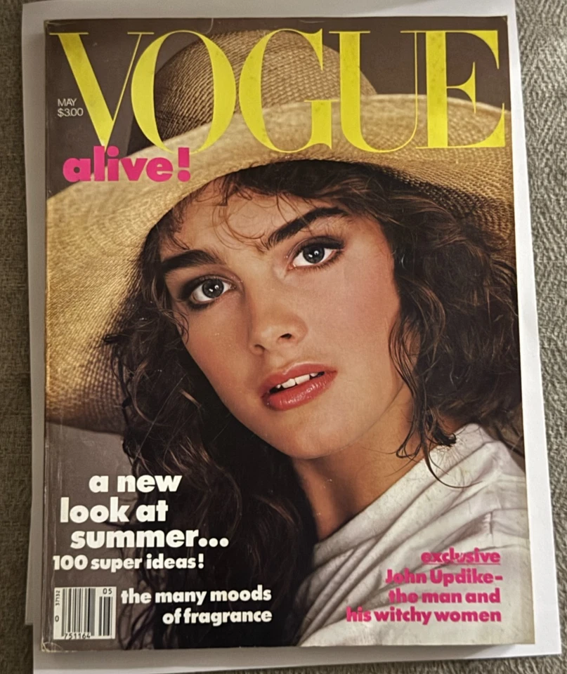 Vogue May 1984 Magazine– Brooke Shields Avedon Cover– Vintage Fashion Collection Foto 2 de 4