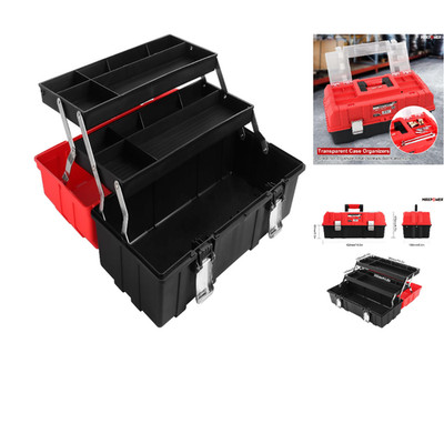 Werkzeugkoffer MAXPOWER 42x18x17 cm Metallverschluss 3