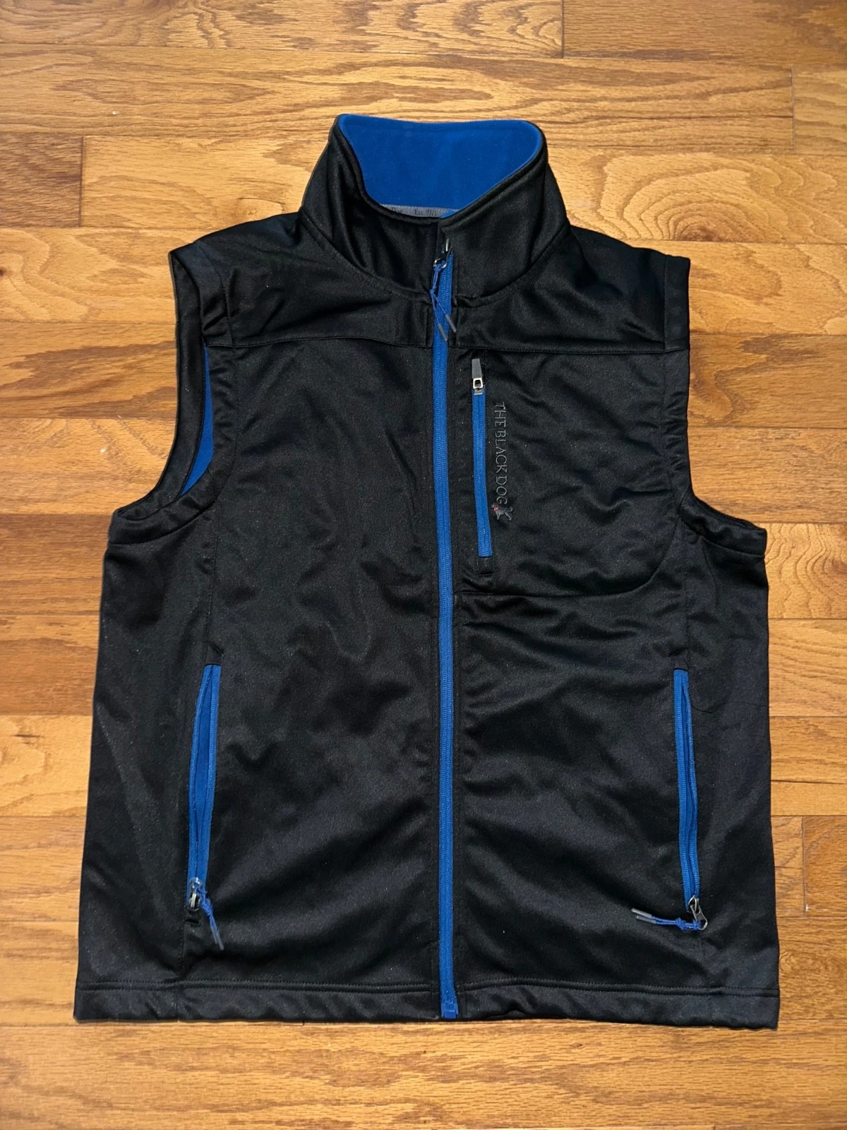THE BLACK DOG MENS MISTICO OUTDOOR VEST BLACK sz L