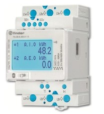 FINDER Contatore energia LCD trifase digitale 80A FINDER 7M3884000112 MID