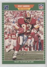 1989 Pro Set Ricky Sanders #435 10uo