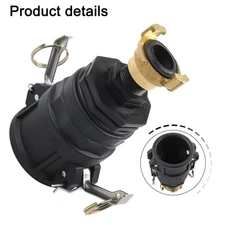 IBC Adapter with 2 Inch Socket Quick Coupling for For GeKa Applications