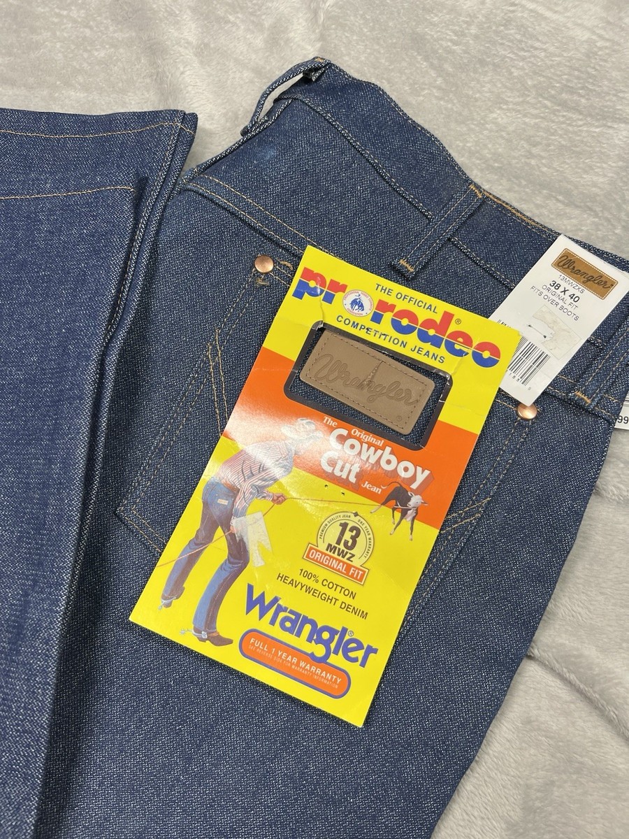 Wrangler 13MWZ Cowboy Cut Jeans 38x40 Deadstock NWT Original Fit