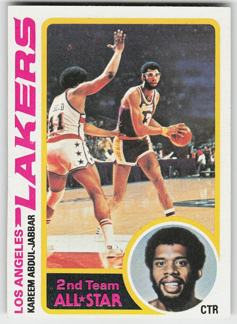 1978-79 Topps #110 Kareem Abdul-Jabbar BASKETBALL Los Angeles Lakers