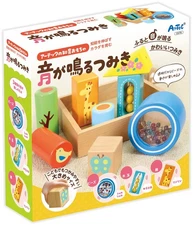 Artec Sound Blocks Wooden Toy Educational Stacking Blocks for Toddlers 6796