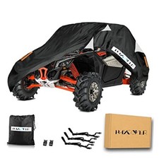 UTV Cover Waterproof Heavy Duty Oxford Cloth All Weather 2-3 Seater-Plus Black