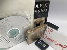 Excellent Nikon COOLPIX S6300 gold 16.0MP Digital Camera From JAPAN B380