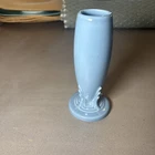 VTG Mid Century Retro Fiestaware Ceramic Bud Vase Periwinkle Light Blue Retired