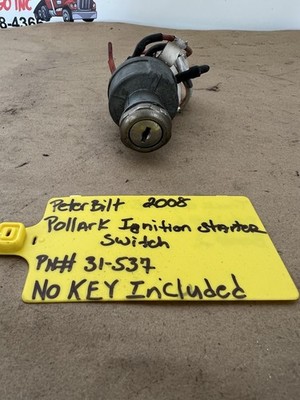 PETERBILT POLLARK IGNITION STARTER SWITCH USED / NO KEY INCLUDED PN# 31-537