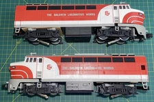 Williams 21909 Shark A-A Powered & Dummy Locomotive Set Baldwin Locomotive Works