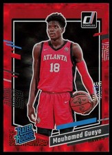 MOUHAMED GUEYE 2023-24 DONRUSS RED RATED ROOKIE RC ATLANTA HAWKS #243
