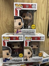 Funko Pop! WWE Chase Vinyl Figures Razor Ramon, Mr. McMahon, Kevin Nash