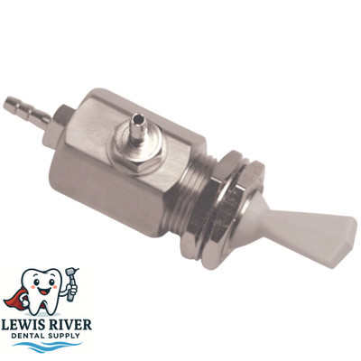 DCI 7012 Toggle Valve Hex Body On/Off 2-way, Dental Air or Water On/Off