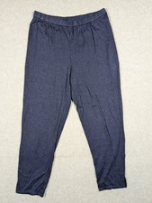 Eileen Fisher Women Pants Medium Organic Cotton Hemp Jersey Ankle Tapered