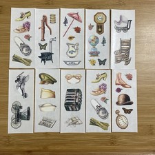 Creative Memories , HERITAGE stickers, lot of 10 vintage scrapbooking