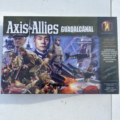Axis & Allies Guadalcanal Board Game Avalon Hill Complete Contents New Sealed