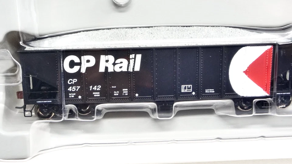 Athearn 76420 HO RTR Canadian Pacific CP Rail 40' Ballast Hopper 4 Car Set - Image 4 of 4