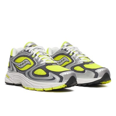 Saucony Unisex Men's Grid Jazz 9 Sneaker Run Shoe Yellow Silver NEW size 9 / 9.5