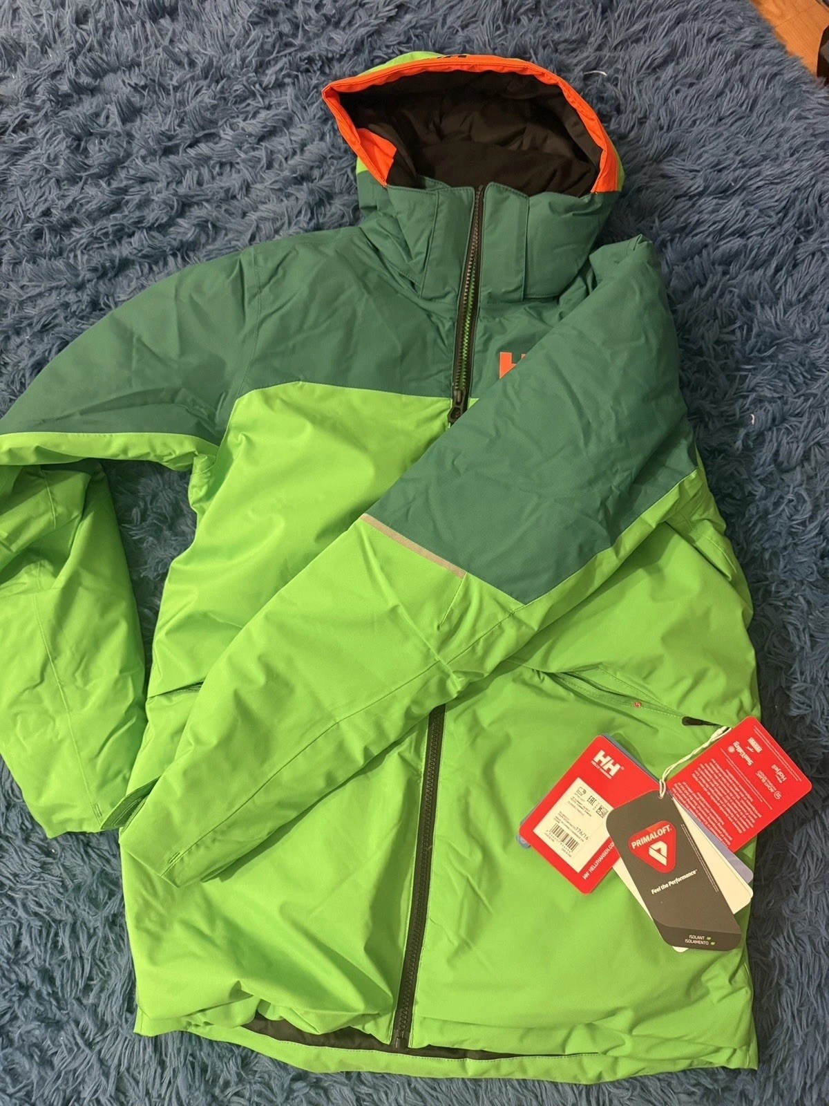Helly Hansen Ski Jacket 176 Youth XL Green or Woman S/M