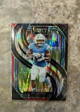 2024 Panini Select - Premier Level J.K. Dobbins #162 Black & Red Shock Prizm