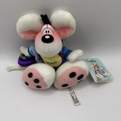 Vintage Depesche Diddl Baby Plush Mouse 04662.000 w/ Tag Rare Variant Germany