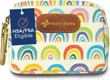 KeepGoing Small Travel First Aid Kit Kids – 60 Pc. Mini First Aid Kit for Pur...