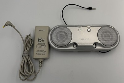 Sony SRS-T88 Active Speaker System for Walkman TESTED Working W Sony SRS-T88 Active Speaker System for Walkman TESTED Working W