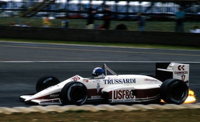Derek Warwick Arrows A10 finished fifth F1 World Championship Rd7 - Old Photo 2