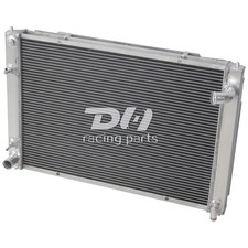 2Row Aluminum Radiator w/Condenser Combo For 09-20 Nissan 370Z INFINITI G37 3.7L