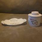 House of Webster Floral Ceramic Covered Dish, Plate, Cup & Saucer Set, Rogers AR — photo 1