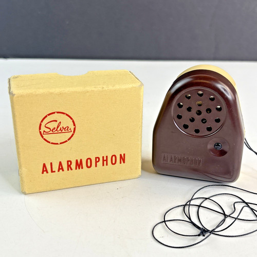 Vintage Selva Alarmophon Personal Safety Alarm Device W.Germany WORKS MCM