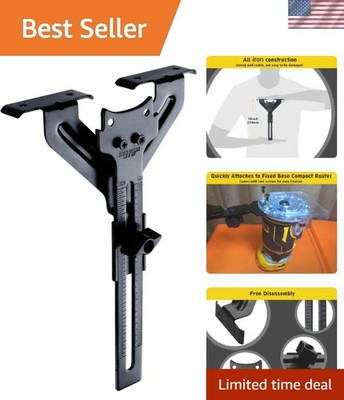 Durable Router Edge Guide for Compact Routers - Precision Woodworking Tool