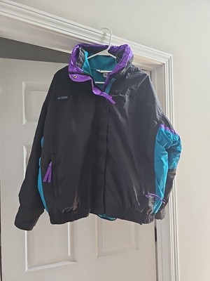 Woman s Vintage Columbia Bugaboo Black/Blue/Purple Size Womens 2X 1994